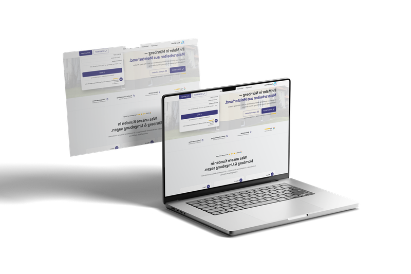 Professionelle Website auf Laptop und Smartphone